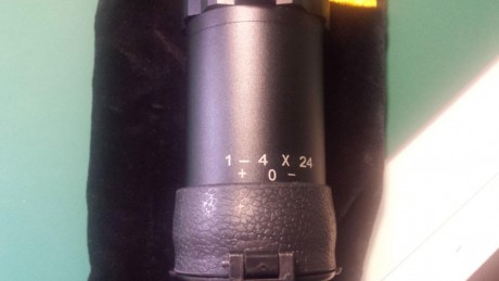 Visor MILLET DMS (Designated Marksman Scope) 1-4x24 prácticamente nuevo
Diámetro objetivo: 24 mm.
Tubo: 01