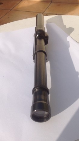 Buenas tardes.

Pongo a la venta un visor WEAVER de los años 50 para carabinas del calibre 22, carril 20
