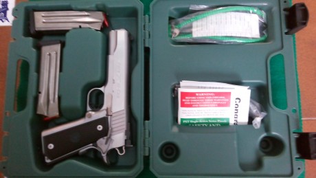 Pongo a la venta esta magnifica pistola 1911, estupenda de aspecto y perfecta de uso. Unico dueño. Ideal 50