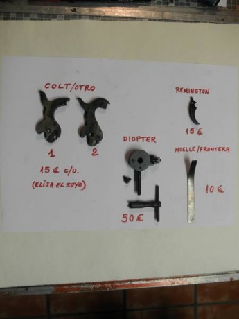 Disponibles estas piezas: VER FOTOS Y PRECIOS (+ gastos envío fuera Madrid). Se admiten "sugerencias".

Contacto: 02