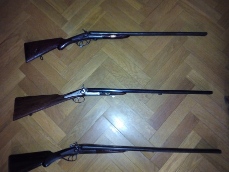 Hola muy buenas:
Hace unos meses heredé de mi abuelo tres escopetas realmente antiguas. Tras un tiempo 32