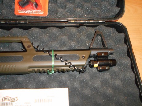 Walther G22 MILITARY
Carabina semiautomática en calibre 22 LR, con una culata sintética tipo “bullpup”,con 20