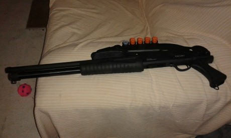 Hola Vendo Culata retractil plegable superior para escopeta Hatsan Escort.
Se puede montar en cualquier 01