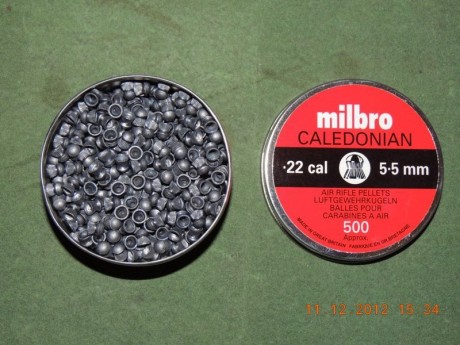 Alguien ha probado los balines Milbro Caledonian 5,5 ????, pues tienen un precio interesante, 5,50 € la 00