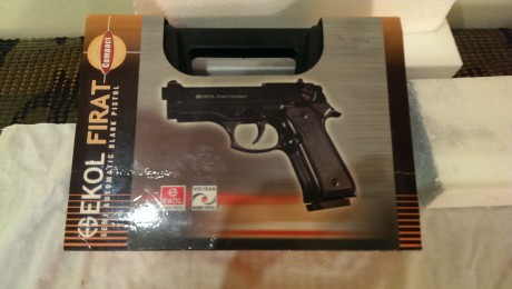 Vendo pistola de fogueo EKOL en perfectas condiciones, está completamente nueva en su caja original.
la 10