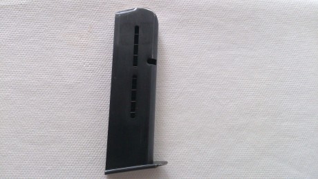 Hola, vendo cargador en excelente estado para la pistola Star BM-BKM del calibre 9mm Parabellum. Está 02