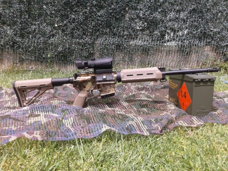    Buenas tardes

Pongo a la venta un rifle S&W modelo MP15 en calibre 300 Blackout/Whisper. Comprado 02