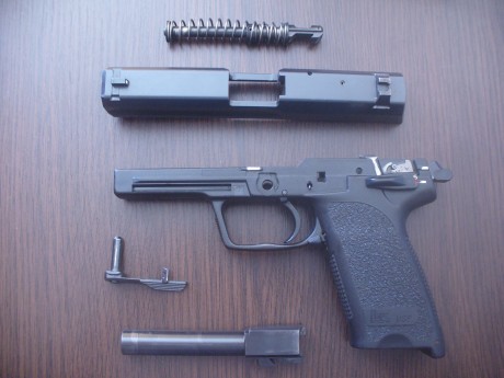 HOLA, PONGO EN VENTA MI HK USP DEL 45 ACP. EL LOTE ESTARIA COMPUESTO POR:
 -PISTOLA CON 4 CARGADORES Y 40