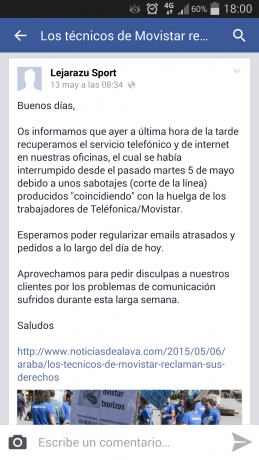 Buenas noches.
No se si es aquí el mejor lugar del foro pero quería denunciar una situación que me acaba 30