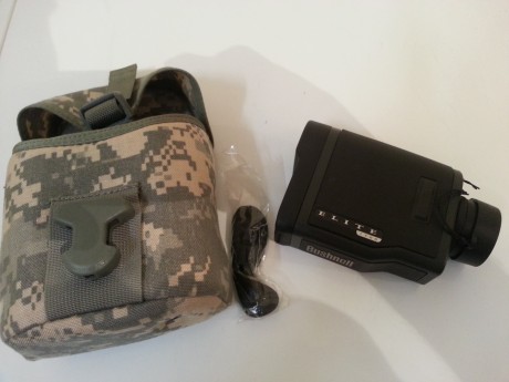 Vendo telémetro laser Bushnell Elite 1500 en perfecto estado , no se a usado prácticamente nada, incluyo 00
