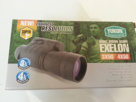 Vendo monocular nocturno Yukon gen1+ en perfecto estado, no se ha usado nunca, lo compré y quedó guardado 02