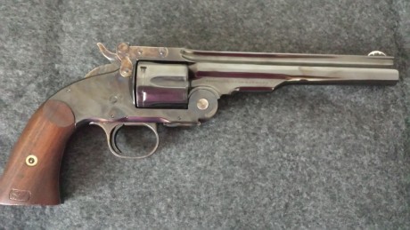 pues lo dicho.
 20150521_200627.jpg 
Vendo REVOLVER SCHOFIELD 7 - 1/2 pulgadas del 45LC.
Yo lo compre 01