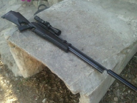 Hatsan at44 long grizly cal.25 6'35. Monotiro, cañon lothar whalter, regulador lobo, silenciador hatsan 00