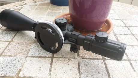 Visor zos 10-40x60 reticula iluminada.En muy buen estado, muy cuidado y usado solo en pcp. Preparado para 02