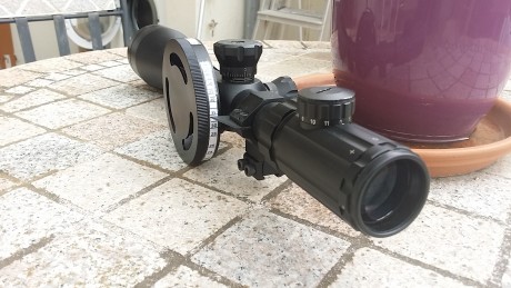 Visor zos 10-40x60 reticula iluminada.En muy buen estado, muy cuidado y usado solo en pcp. Preparado para 00