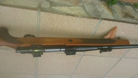 Hola, vendo rifle SAKO calibre 300 WM en buen estado, es el L61, tiene muy buena precision y es a toda 00