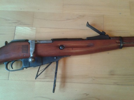hola a todos, pues voy anunciar aquí mi mosin nagant original ruso, coinciden todos los numeros de serie 12