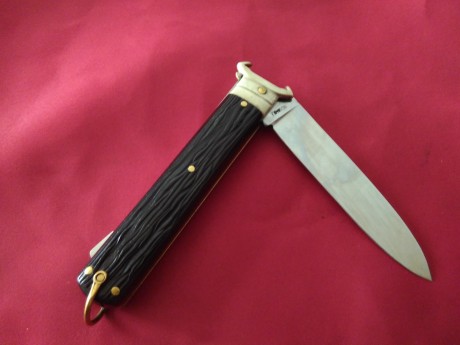 Se vende esta navaja marca Iher extracotra con empuñadura rugosa. Jamas usada. 200 euros.
O bien estudiaría 02
