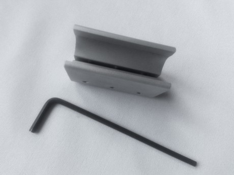 Disponible contrapeso para el revólver Smith & Wesson mod. 14 (el afamado K38).
Mecanizado en aluminio 21