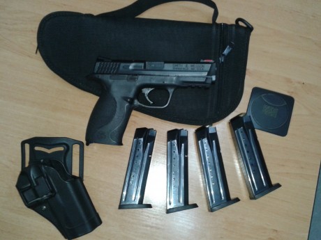 Vendo todo el material y la pistola por dejar el IPSC.
Pistola S & W MP 9
- Se entrega con 4 cargadores
- 02