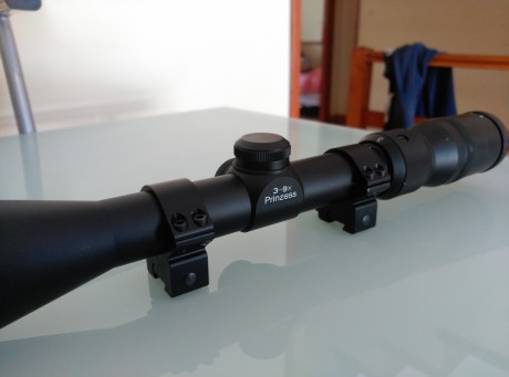 Vendo un visor de la poco extendida marca alemana prinzess. Sorprende su óptica, tengo un Bushnell Legend 11