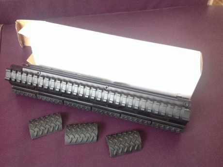 Pongo a la venta mi guardamanos con tres railes para cetme C, de aluminio, solo puesto una vez, de estreno, 01