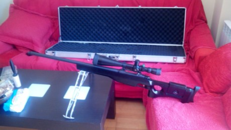 Buenas,

Pongo a la venta mi rifle CZ 750 en calibre 308W. Tiene aproximadamente de 700-800 disparos, 11