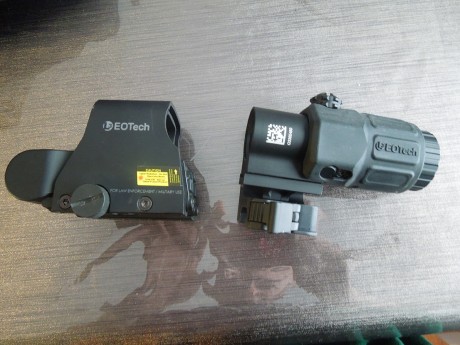 Vendo Visor holográfico EOTech XPS3-0 NV + Magnificador eotech x3 ORIGINALES REBAJADO
Retícula de punto 01