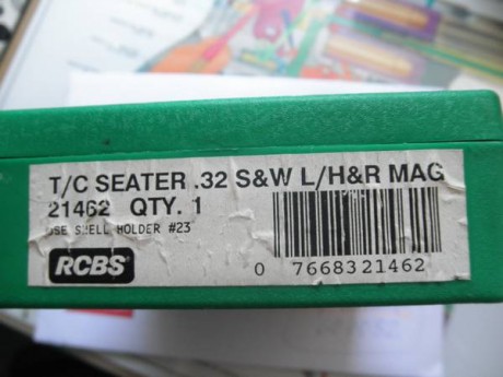 * VENTA: Die "RCBS"  T/C SEATER .32 S&W L/H&R MAG (Ref, 21462)
Precio: 20+7 (envío) 00