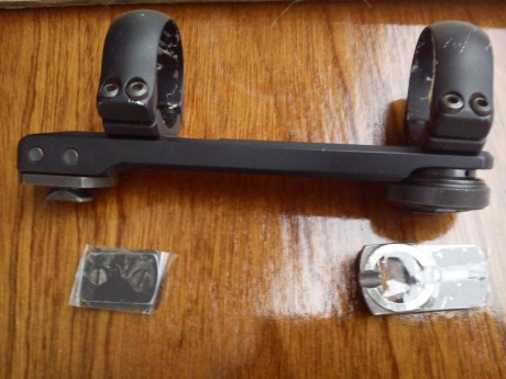 vendo monturas recknagel con anillas de 30 mm son desmontables estaban colocadas en un rifle browing precio 01