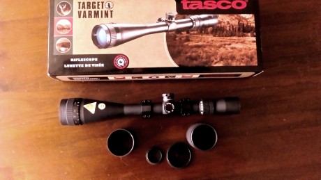     RESERVADO    

    Vendo visor Tasco Target Varmint Dot 10-40x50mm     en perfecto estado de funcionamiento.
.Lentes 01