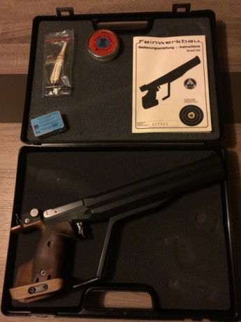 Hola foristas buenos dias, soy sinai y estoy interesado en una pistola de aire Feinwerkbau mod.100,si 140