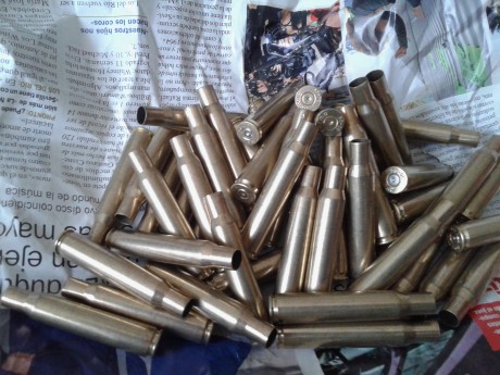 Pues eso los calibres que tengo de vainas un solo tiro son:
9,3X62 RWS-Norma--------8
7mm WSM -RWS------------6
7X64 00