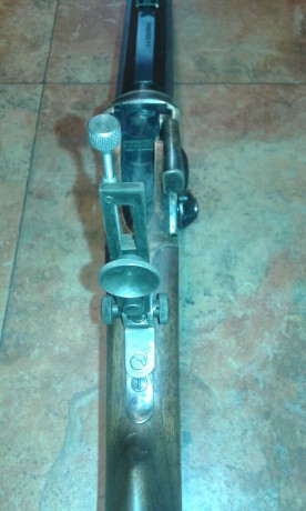 Se vende rifle SHARP en 45/70 con diopter y tunel cañon de 34" marca IAB izquierdo con cañon Pedersoli, 00