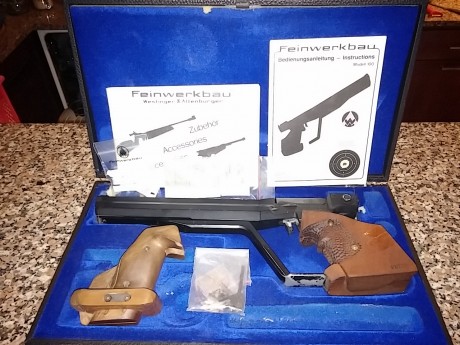 Hola foristas buenos dias, soy sinai y estoy interesado en una pistola de aire Feinwerkbau mod.100,si 161