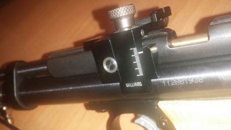 Hola, Buenas:
Vendo esta alza williamas. Muy precisa, practicamente nueva. Para rail de 11mm de carabinas 01