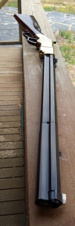 Vendo este magnifico rifle Henry 1860 Uberti, difícil de conseguir, en calibre 44/40  tan solo ha disparado 60