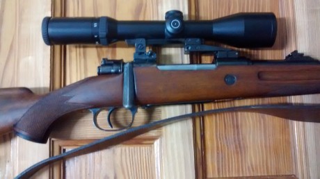 Estimados amigos,

He pensado cambiar el visor de mi rifle, puesto que ahora me queda un poco alto para 00