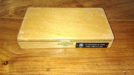 Vendo calibrador de ánima para verme en su caja original por 55 euros. Gastos de envío por cuenta del 00