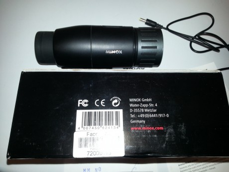 Monocular nocturno NDV MINI sólo estrenado, puede usarse con  luz,  cargador USB.
Se encuentra en Salamanca
Precio 00