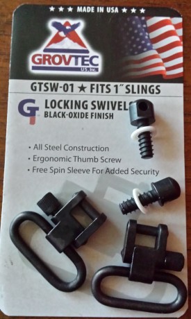 Vendo tornillos, anillas y correa porta escopeta / rifle. Los tornillos están sin estrenar, la correa 02