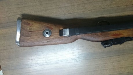 Un compañero me ha pedido que le publique este anuncio,
Se vende o se cambia este k98 yugoslavo en unas 11