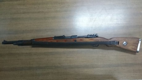 Un compañero me ha pedido que le publique este anuncio,
Se vende o se cambia este k98 yugoslavo en unas 20