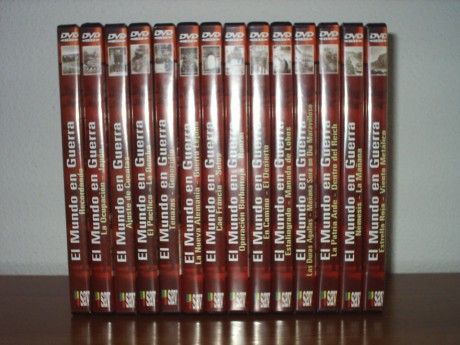 Colección completa en DVD de la serie documental galardonada con el premio Emmy EL MUNDO EN GUERRA. 14 00