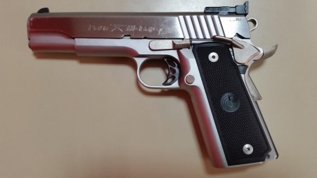 Hola a tod@s Vendo Para ordnance P18.9 de 5'' en acero inoxidable. La pistola va perfecta y esta impecable 10