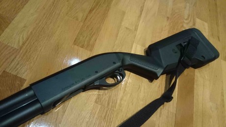 Hola a todos,

Pongo a la venta una 870 Tactical preparada con los mejores componentes del mercado:

-Extractor 01