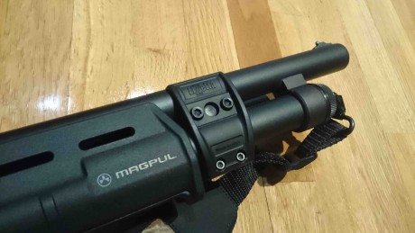Hola a todos,

Pongo a la venta una 870 Tactical preparada con los mejores componentes del mercado:

-Extractor 12