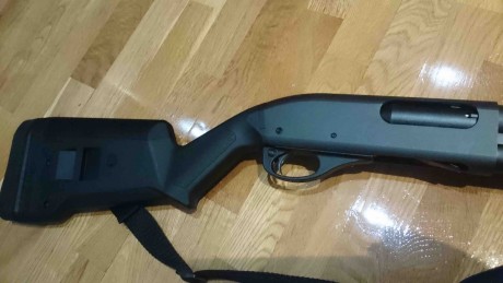 Hola a todos,

Pongo a la venta una 870 Tactical preparada con los mejores componentes del mercado:

-Extractor 11