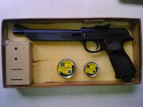 Que tal.

Vendo pistola de aire Walther LP-53 en muy buen estado de conservación y funcionando perfectamente. 00