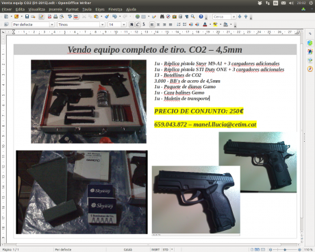 Buenas,

Vendo todo mi equipo de CO2.


Saludos. 00